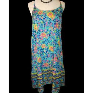 Turquoise Bohemian Gypsy Tank Sundress